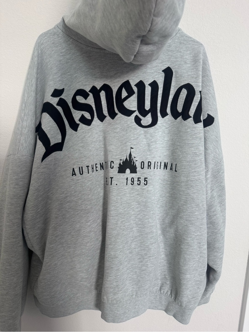 Disneyland Logo Zip Hoodie Gray